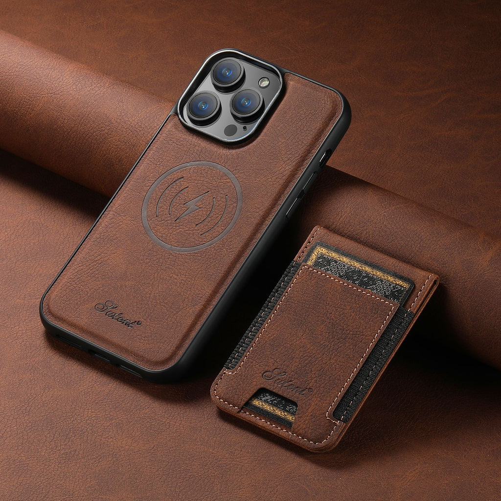 Applicable iPhone 15 Pro Max Card Slot Phone Case