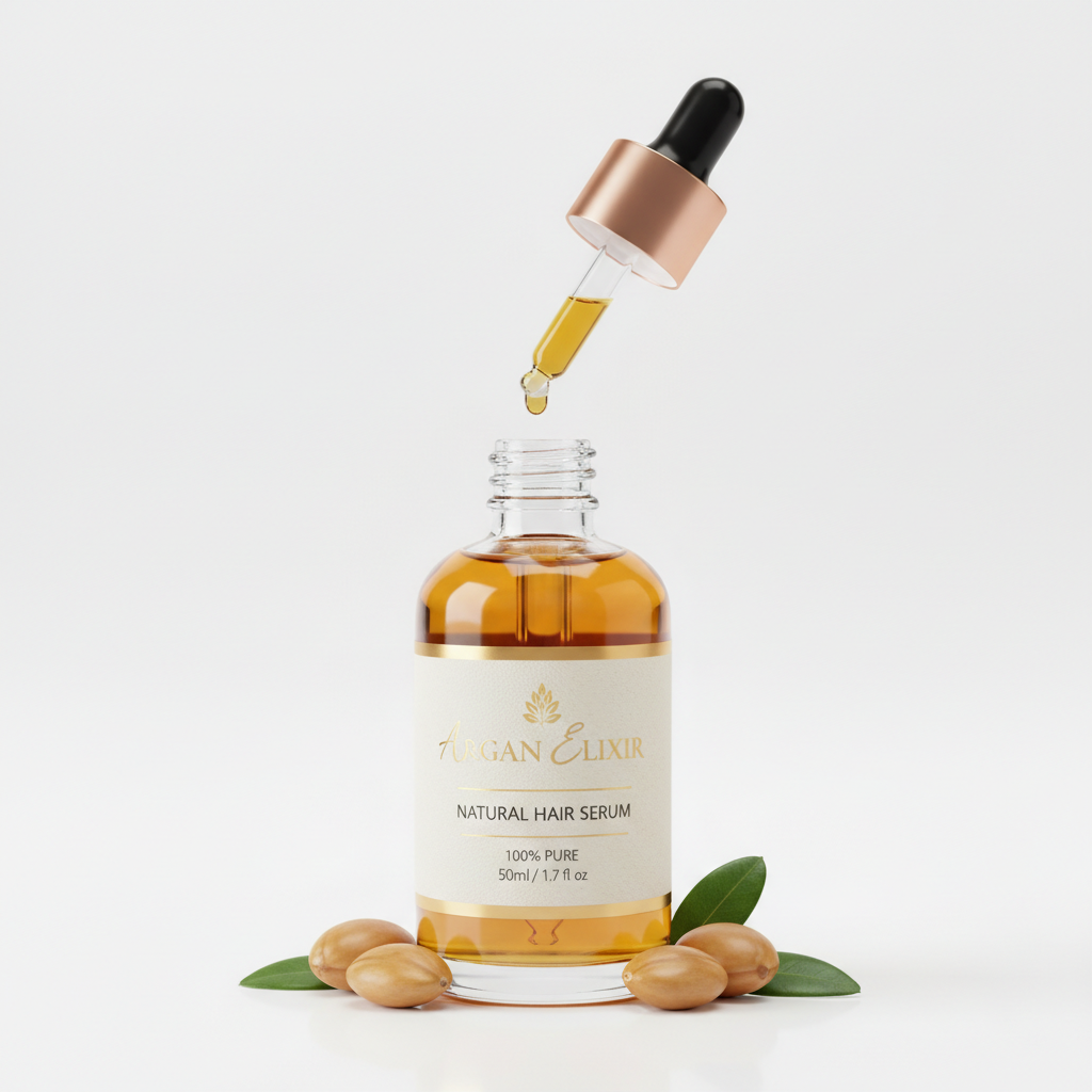 Sérum Capillaire à l'Huile d'Argan - Soin Intensif