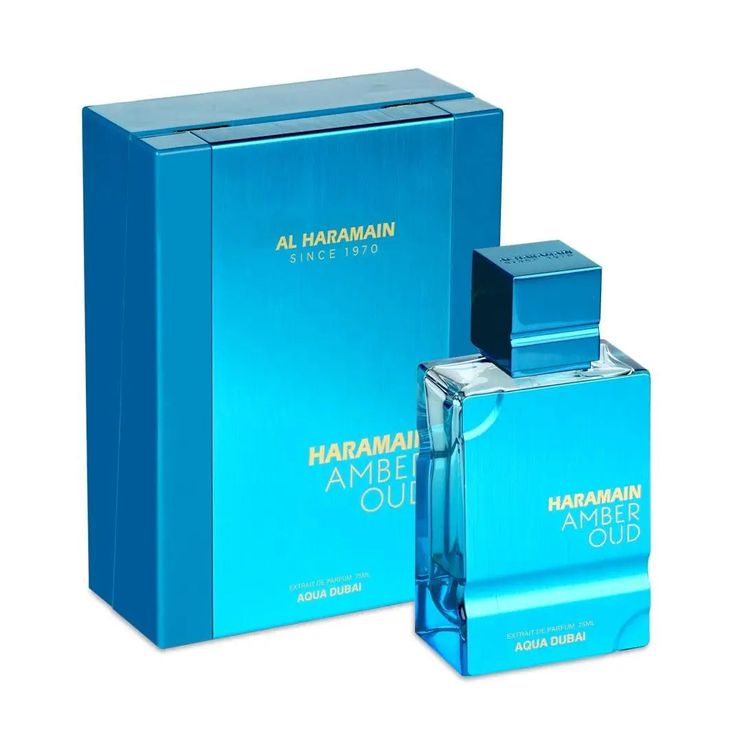 Al Haramain Amber Oud Aqua Dubai - A Crisp & Luxurious Unisex Fragrance, Inspired by Dubai's Essence, Long-Lasting