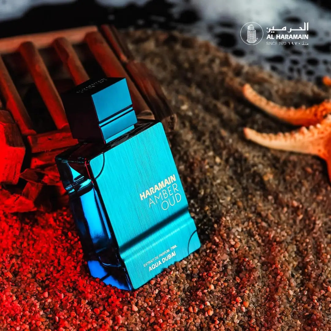 Al Haramain Amber Oud Aqua Dubai - A Crisp & Luxurious Unisex Fragrance, Inspired by Dubai's Essence, Long-Lasting