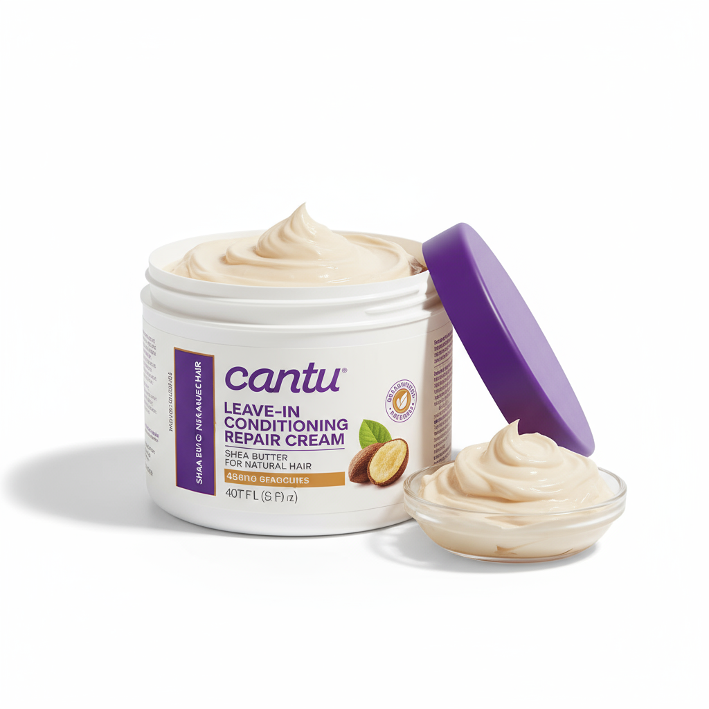 Cantu Leave-In Conditioning Repair Cream - Crème Réparatrice Sans Rinçage