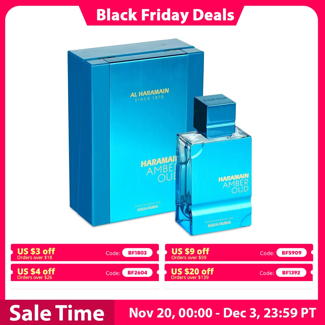 Al Haramain Amber Oud Aqua Dubai - A Crisp & Luxurious Unisex Fragrance, Inspired by Dubai's Essence, Long-Lasting
