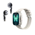 Montre connectée et écouteurs 2 - en - 1 - Blanc - Launchify
