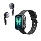 Montre connectée et écouteurs 2 - en - 1 - Gris foncé - Launchify