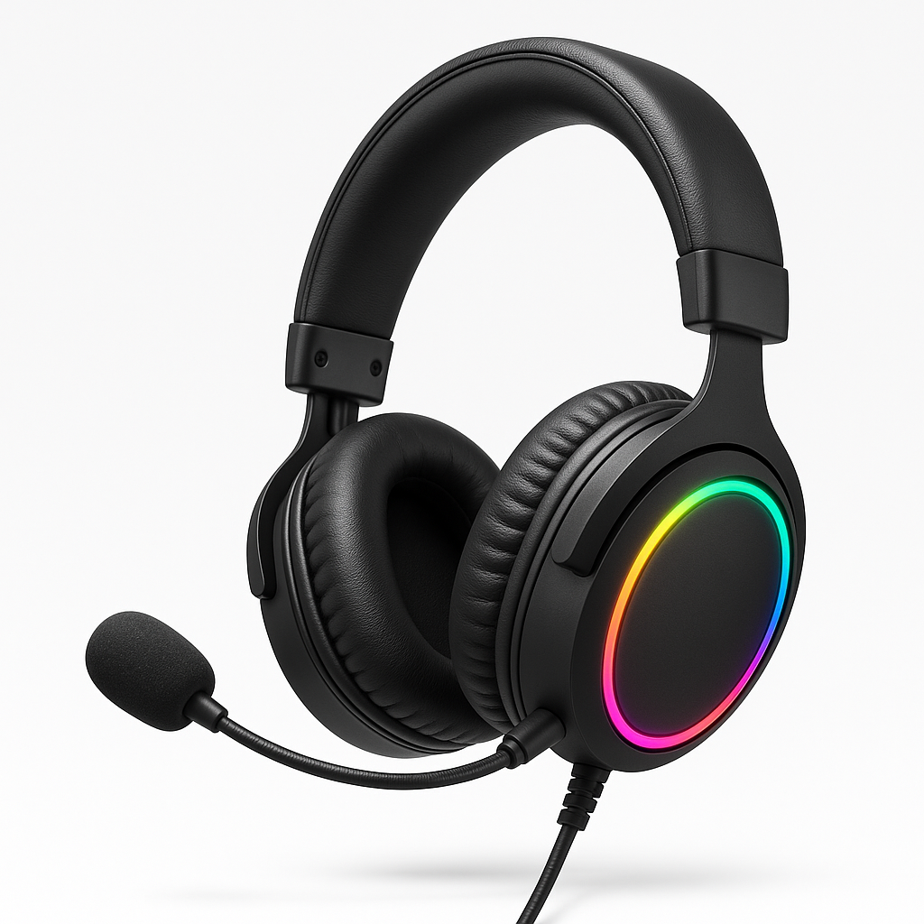 Casque Gaming RGB Micro Anti-Bruit