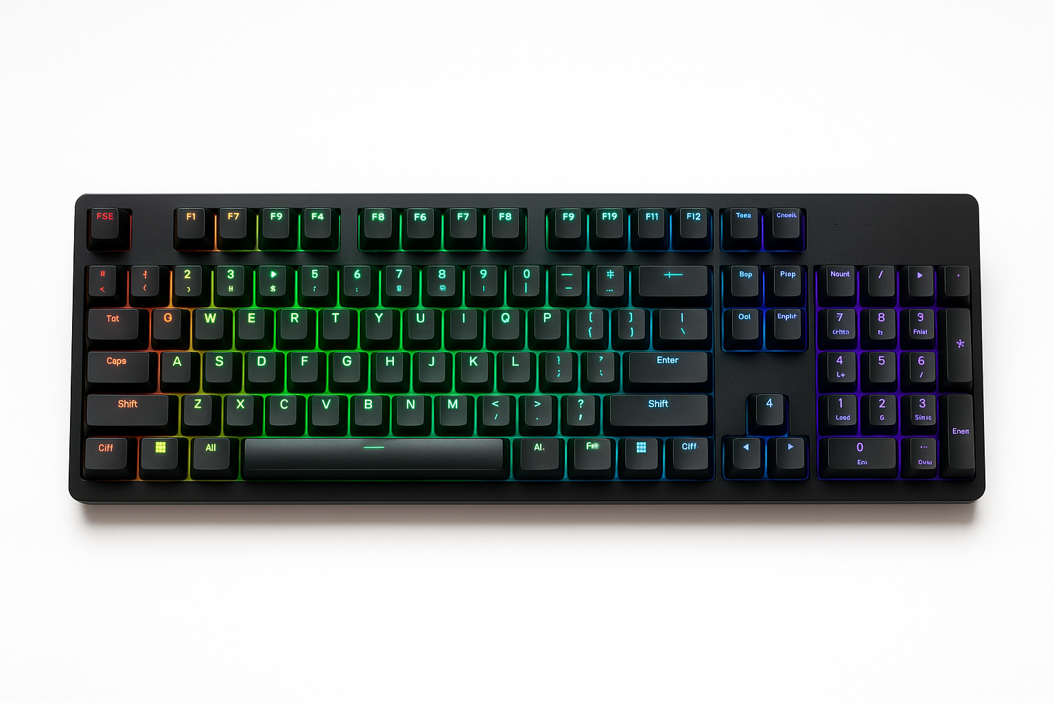 Clavier Mécanique Gaming Rétroéclairé RGB