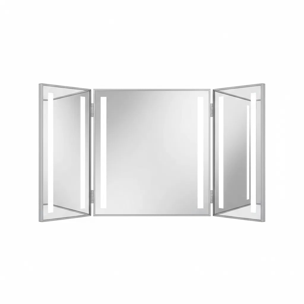 Miroir Triptyque LED